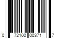 Barcode Image for UPC code 072100003717