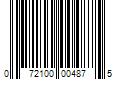 Barcode Image for UPC code 072100004875. Product Name: 