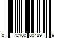 Barcode Image for UPC code 072100004899