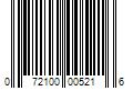 Barcode Image for UPC code 072100005216