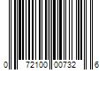 Barcode Image for UPC code 072100007326