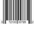 Barcode Image for UPC code 072100007852