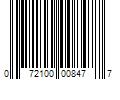 Barcode Image for UPC code 072100008477