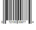 Barcode Image for UPC code 072100008774