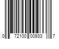 Barcode Image for UPC code 072100009337