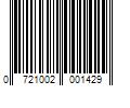 Barcode Image for UPC code 0721002001429