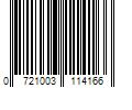 Barcode Image for UPC code 0721003114166