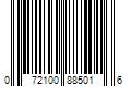 Barcode Image for UPC code 072100885016