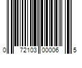 Barcode Image for UPC code 072103000065