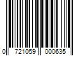 Barcode Image for UPC code 0721059000635