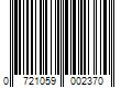 Barcode Image for UPC code 0721059002370