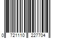 Barcode Image for UPC code 0721110227704