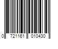 Barcode Image for UPC code 0721161010430