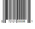 Barcode Image for UPC code 072121000061