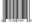 Barcode Image for UPC code 072125075416