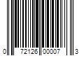 Barcode Image for UPC code 072126000073