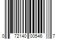 Barcode Image for UPC code 072140005467