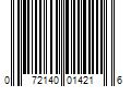 Barcode Image for UPC code 072140014216