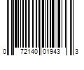 Barcode Image for UPC code 072140019433