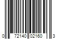 Barcode Image for UPC code 072140021603