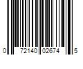 Barcode Image for UPC code 072140026745