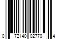 Barcode Image for UPC code 072140027704