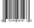 Barcode Image for UPC code 072140031473