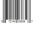 Barcode Image for UPC code 072140038397