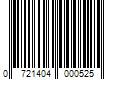 Barcode Image for UPC code 0721404000525