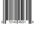 Barcode Image for UPC code 072140452315