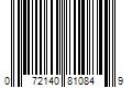 Barcode Image for UPC code 072140810849