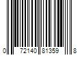 Barcode Image for UPC code 072140813598