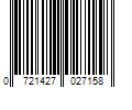 Barcode Image for UPC code 0721427027158