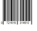 Barcode Image for UPC code 0721615314510