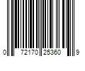 Barcode Image for UPC code 072170253609