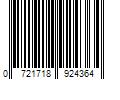 Barcode Image for UPC code 0721718924364