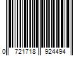 Barcode Image for UPC code 0721718924494