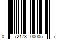 Barcode Image for UPC code 072173000057