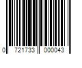 Barcode Image for UPC code 0721733000043