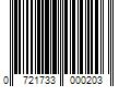 Barcode Image for UPC code 0721733000203