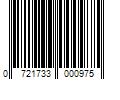 Barcode Image for UPC code 0721733000975