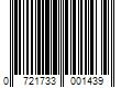 Barcode Image for UPC code 0721733001439