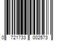 Barcode Image for UPC code 0721733002573