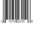 Barcode Image for UPC code 072179231516