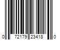 Barcode Image for UPC code 072179234180