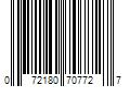 Barcode Image for UPC code 072180707727