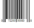 Barcode Image for UPC code 072200000838