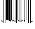 Barcode Image for UPC code 072200001224