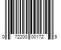 Barcode Image for UPC code 072200001729. Product Name: 