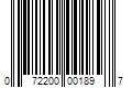 Barcode Image for UPC code 072200001897